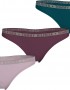 TOMMY HILFIGER 3pack Thong UW0UW04890-0V1, Γυναικείo Σετ 3τεμ. Κυλοτάκια Στρινγ, MULTI COLOR